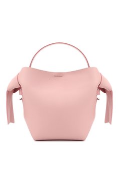 Женская сумка musubi mini ACNE STUDIOS розового цвета, арт. A10093 | Фото 1 (Ремень/цепочка: На ремешке; Материал: Натуральная кожа; Размер: mini; Сумки-технические: Сумки top-handle, Сумки через плечо; Драгоценные камни: Проставлено; Материал сплава: Проставлено)