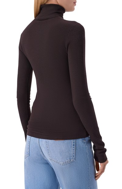 Шерстяная водолазка LORO PIANA коричневого цвета по цене 206000 руб., арт. FAN1196, фото 4 Шерстяная водолазка LORO PIANA, арт. FAN1196, фото 4