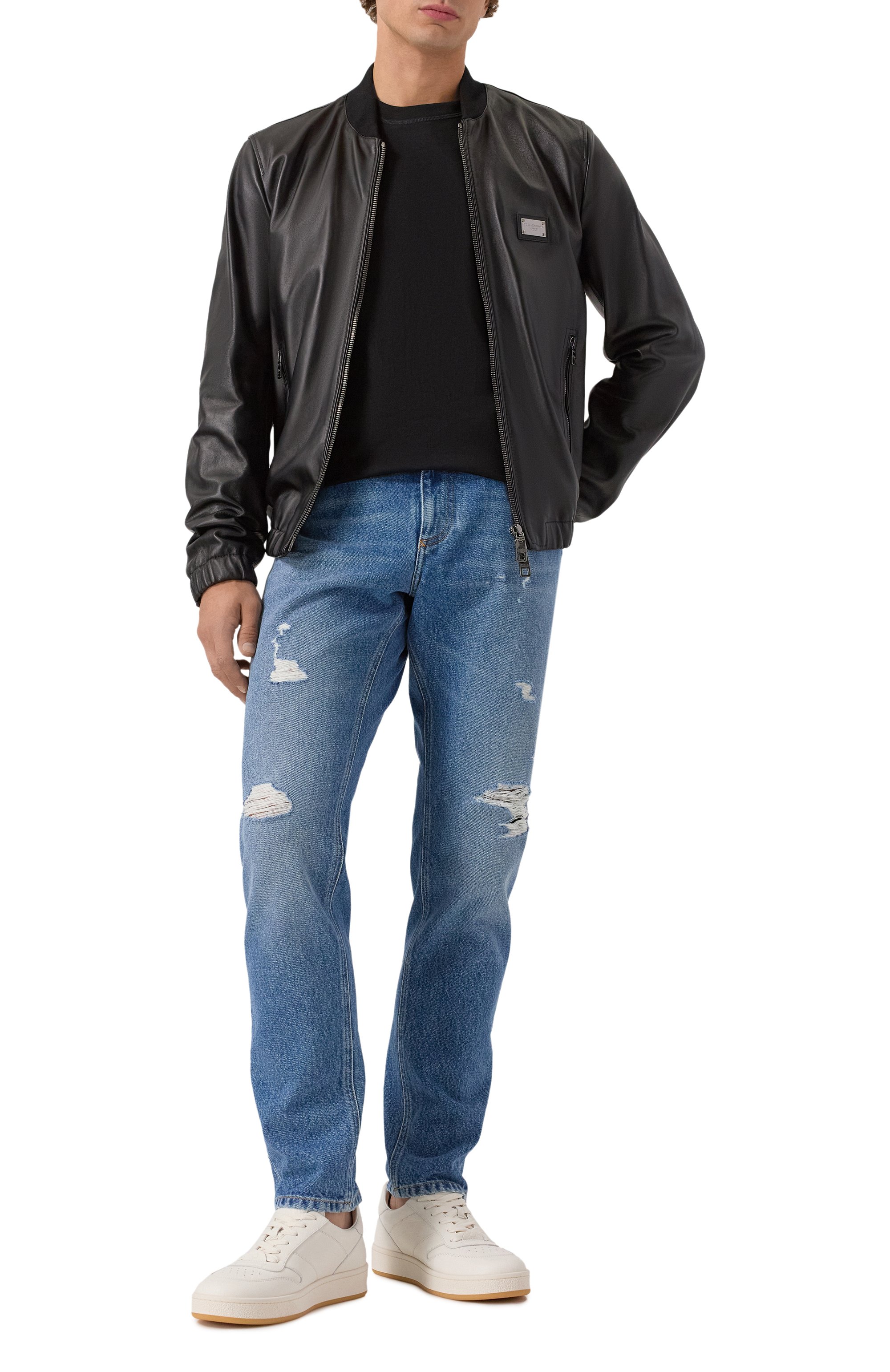 Хлопковый лонгслив DOLCE & GABBANA, арт. G8SX5T/FU7EQ, фото 2