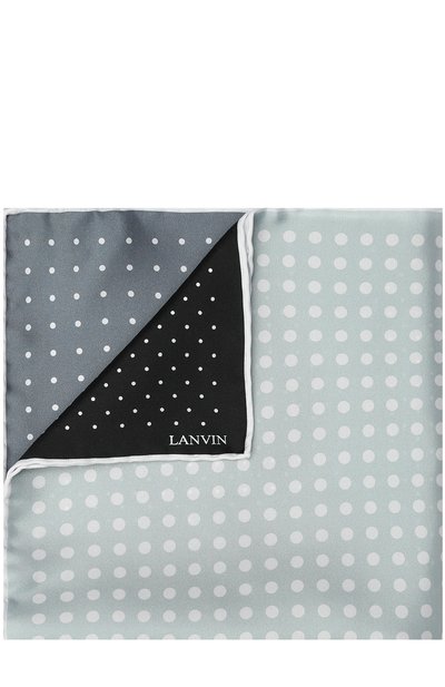 Мужской шелковый платок с узором LANVIN, арт. 5833/HANDKERCHIEF