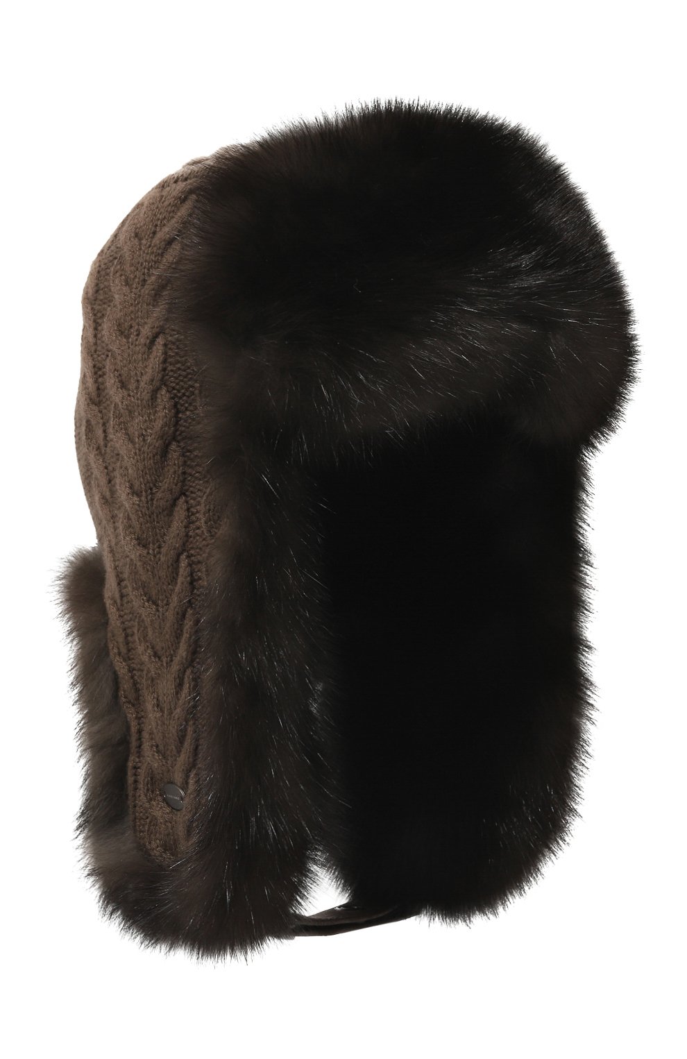 Шапка-ушанка из меха соболя BLACK SABLE, арт. BS-47CF1, фото 5