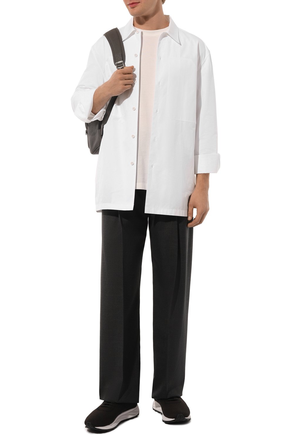 Текстильные кроссовки KITON, арт. USSA200N0110002, фото 2