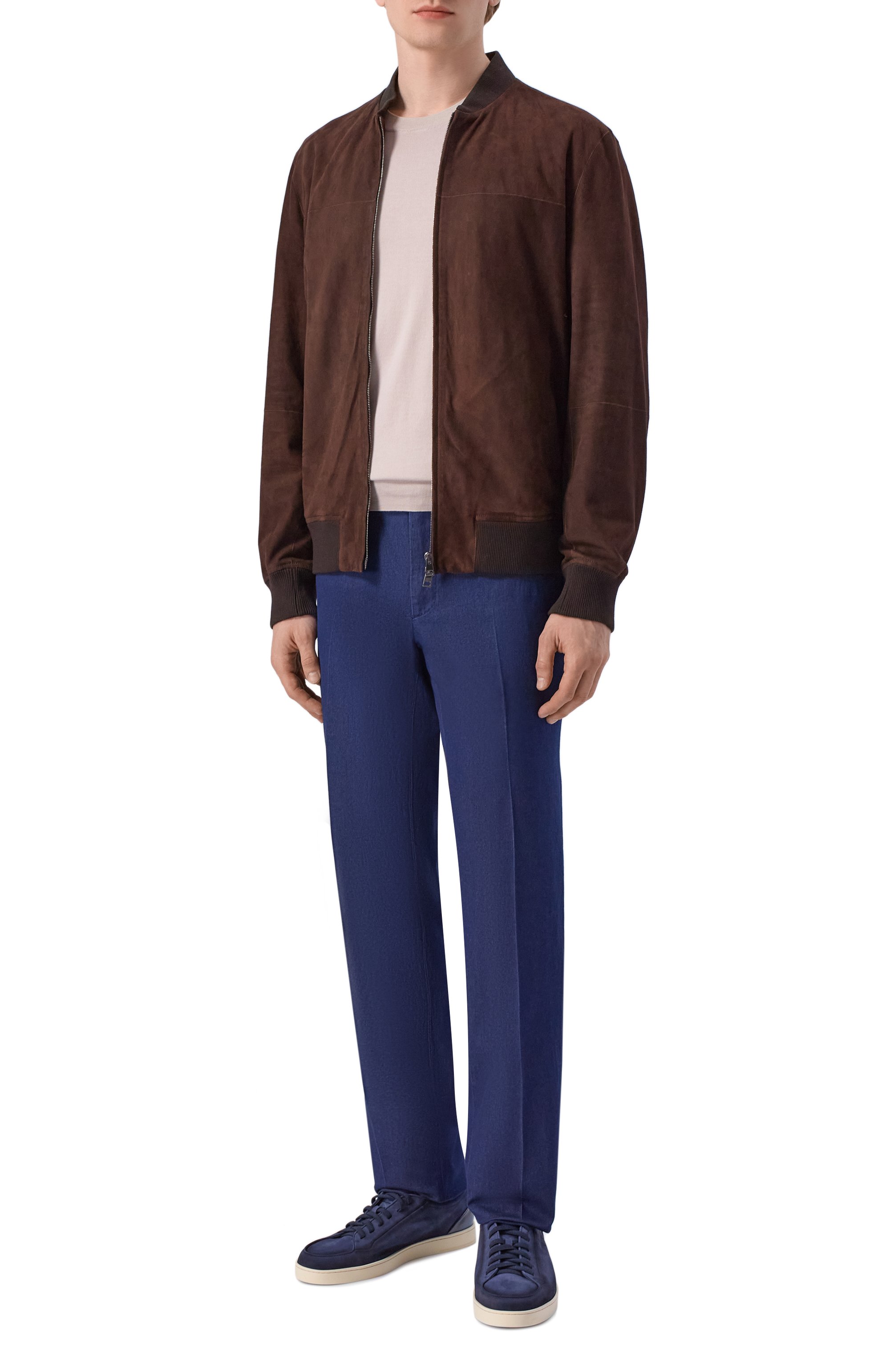 Брюки из хлопка и шелка STEFANO RICCI, арт. M1T6100250/28186, фото 2