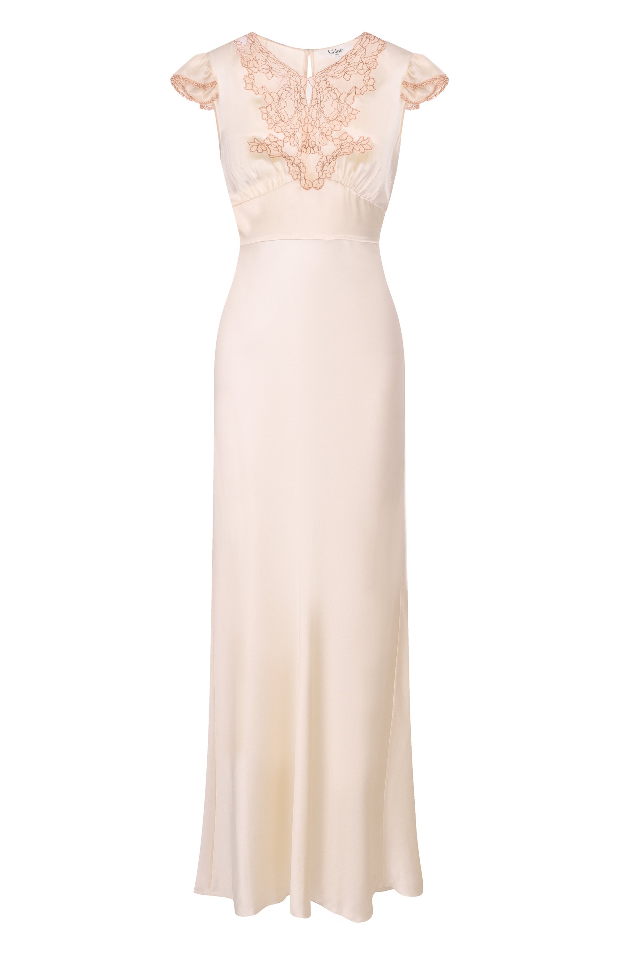 Атласное платье CHLOÉ, арт. CH25WR079008, фото 1