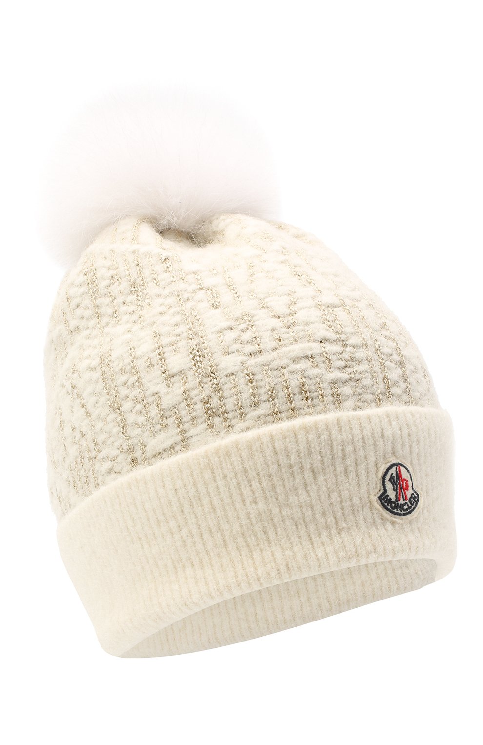 Шапка с меховой отделкой MONCLER, арт. F2-954-9Z720-11-A9473, фото 1