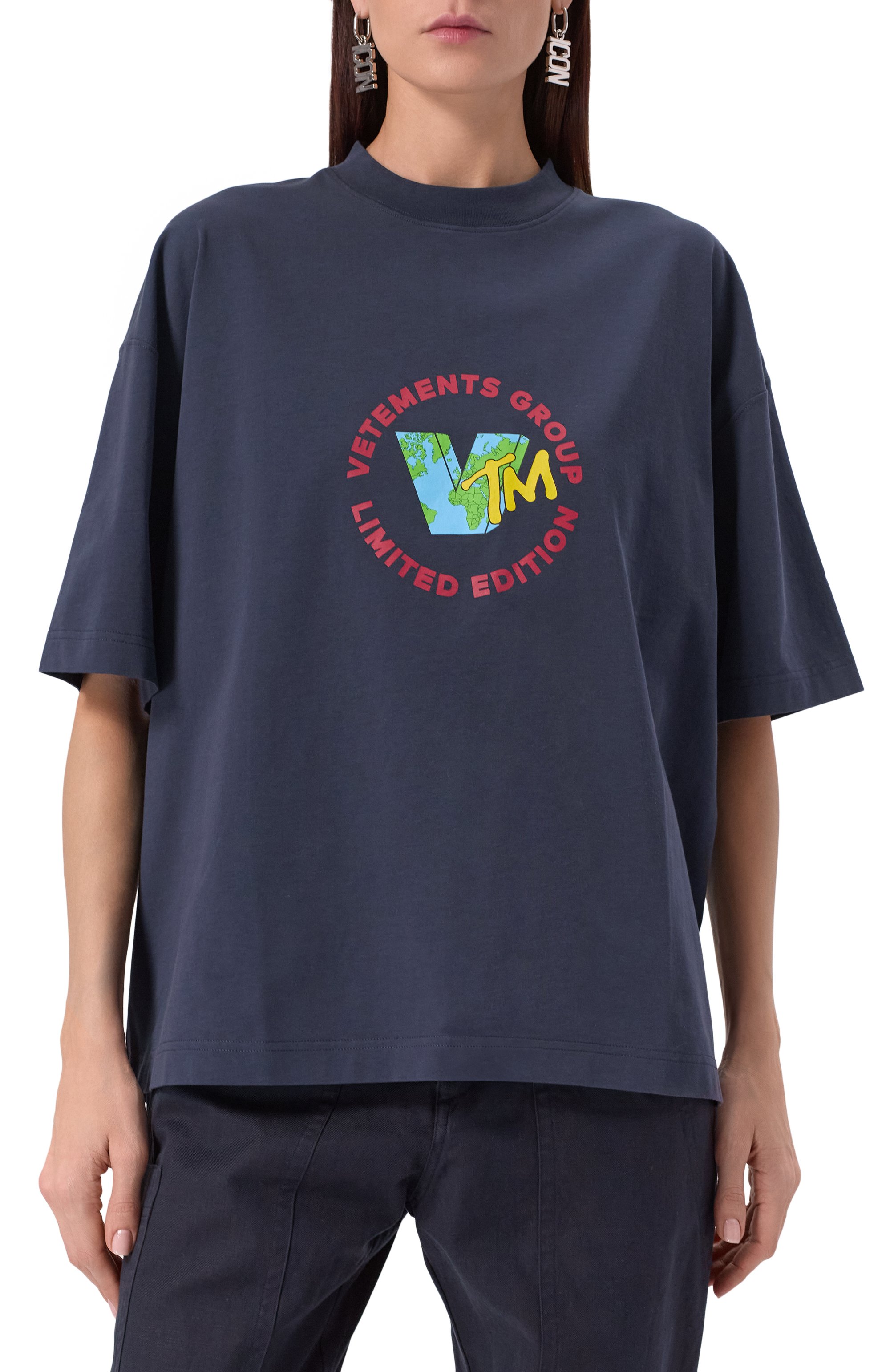 Хлопковая футболка VETEMENTS, арт. UA66TR715N, фото 7
