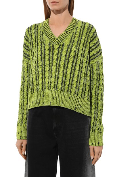 Хлопковый свитер DIESEL, арт. A11171/0GEAZ, фото 3