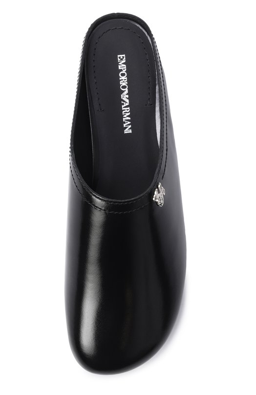 Кожаные сабо Emporio Armani EW004060/AF21961 Чёрный  EW004060/AF21961 Фото 6