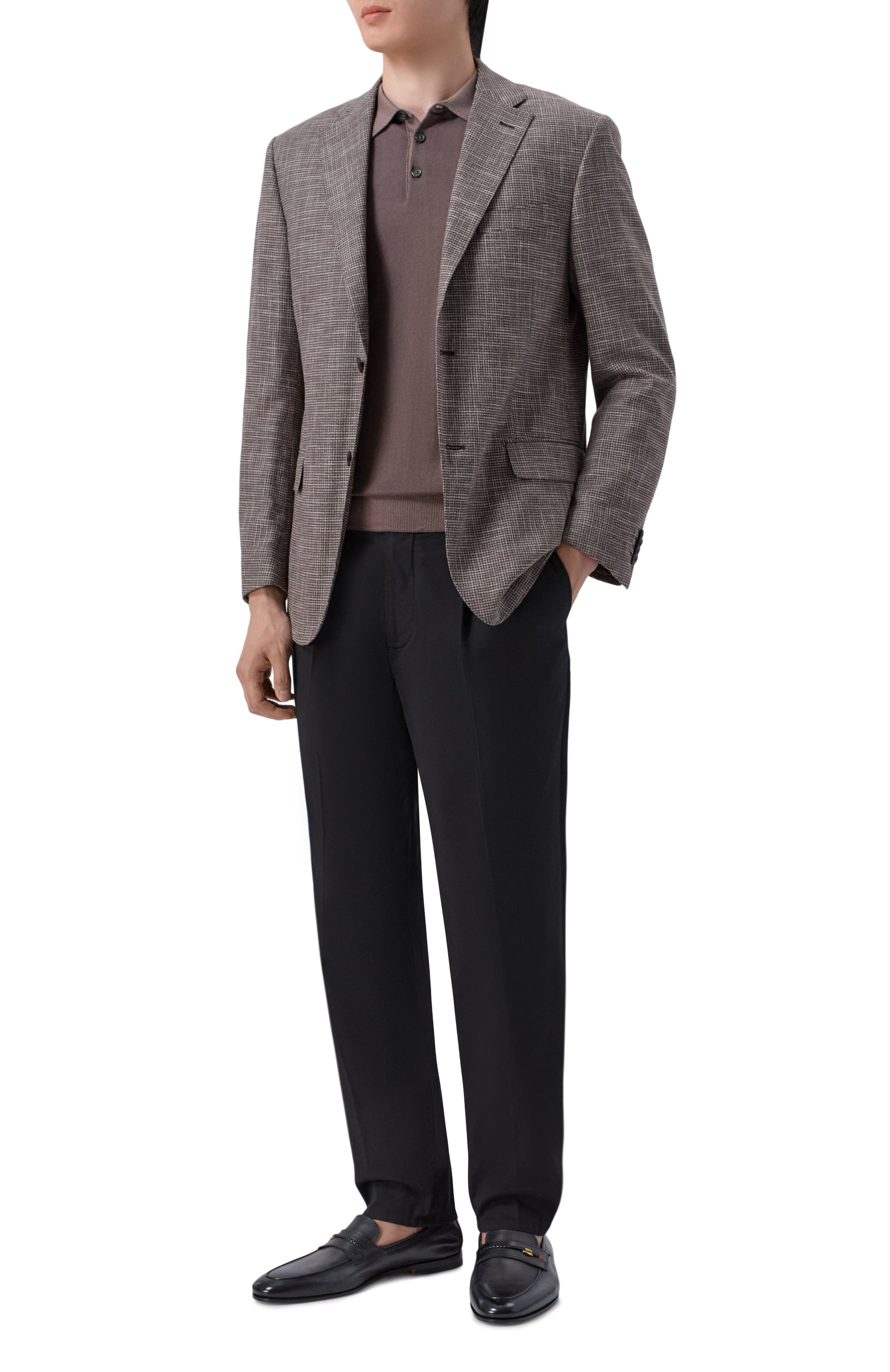 Хлопковое поло ANDREA CAMPAGNA, арт. M5426-8052, фото 2