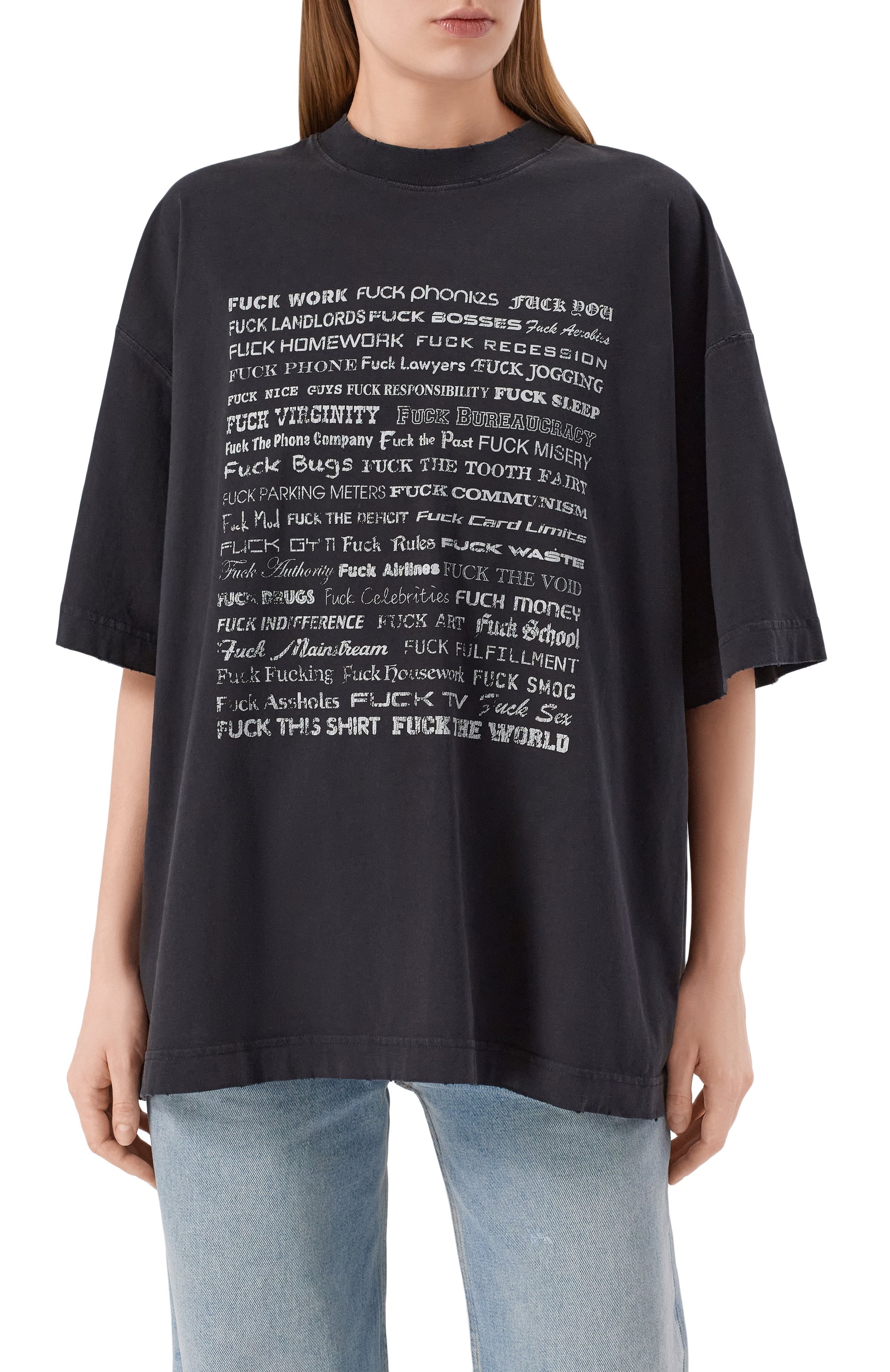 Хлопковая футболка VETEMENTS, арт. ME76TR212BX/1200 LIGHT JERSEY, фото 6