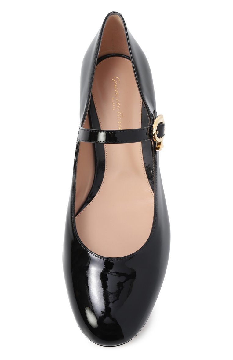 Лакированные балетки mary ribbon GIANVITO ROSSI, арт. G22164.05CU0.VERNER0, фото 1