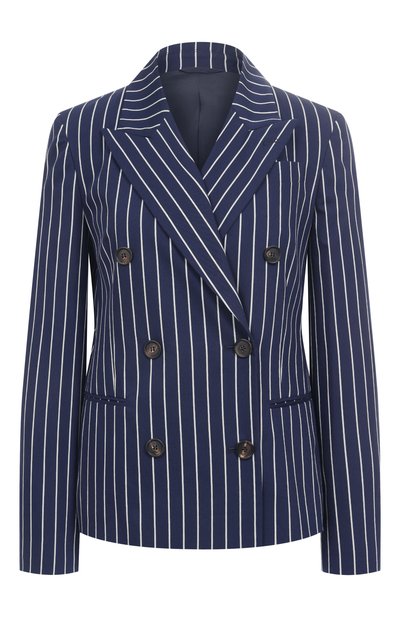 Женский жакет из хлопка и шелка BRUNELLO CUCINELLI, арт. MH5417064