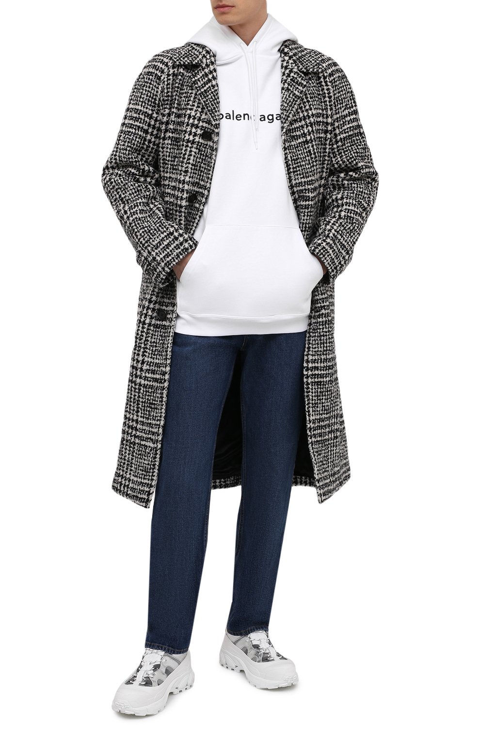 Комбинированные кроссовки BURBERRY, арт. 8035417, фото 2