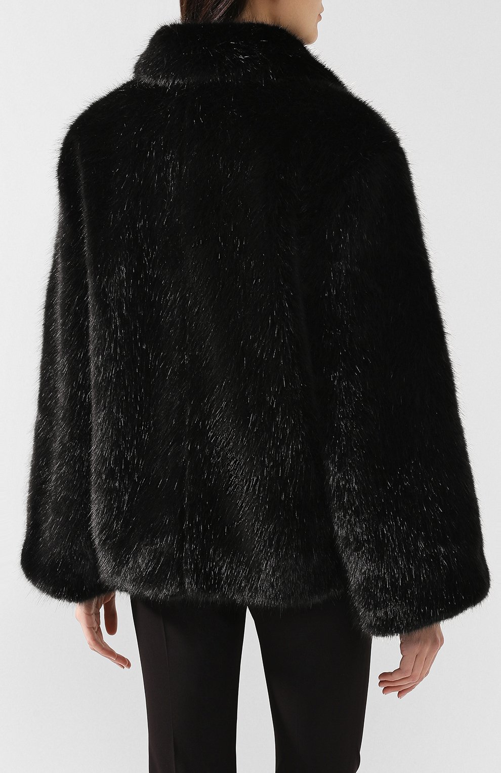 Шуба из эко-меха TOTEME, арт. CHATEL FAUX FUR 1902-1911, фото 4