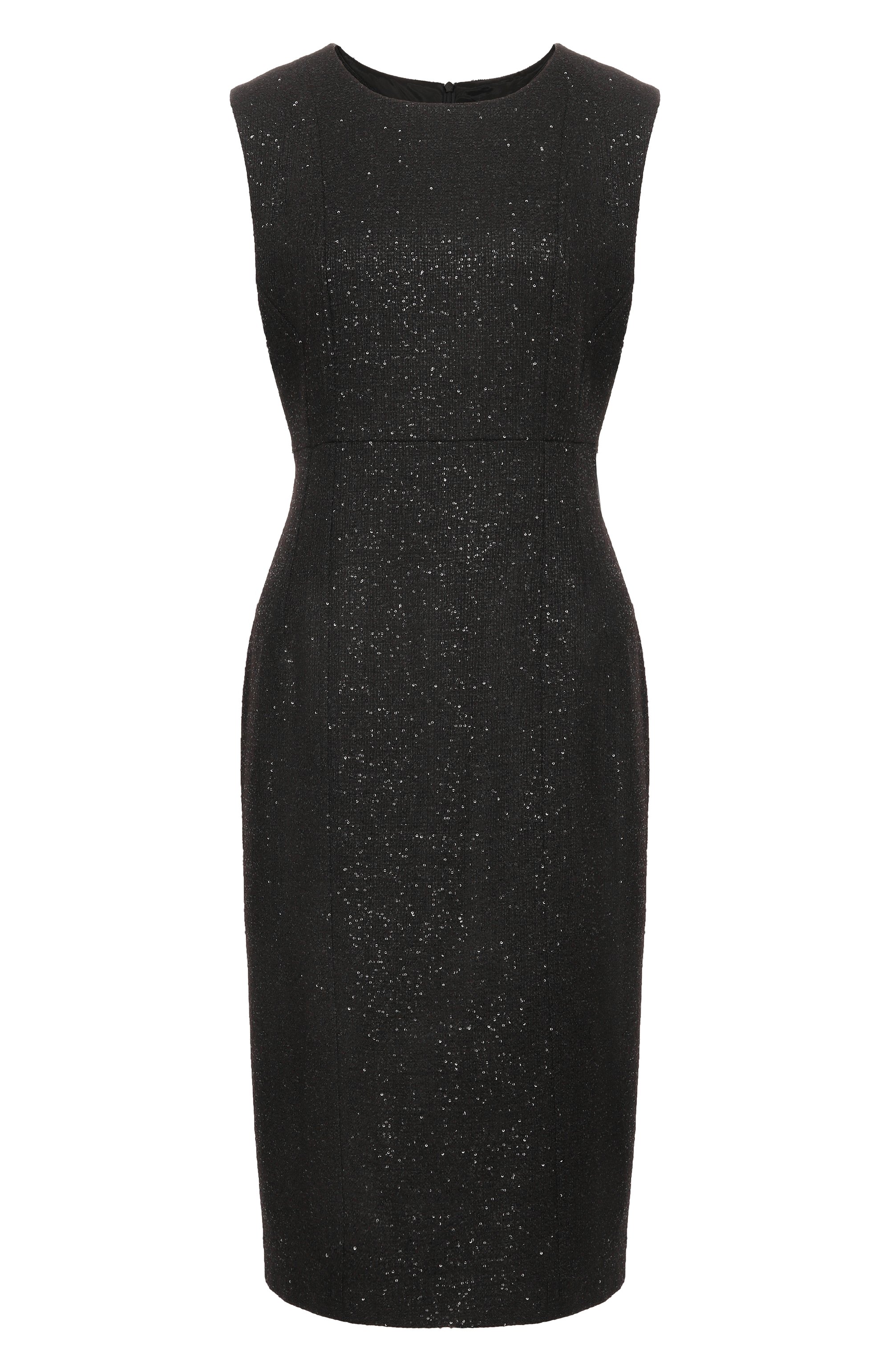 Платье с отделкой пайетками KITON, арт. D56325K0937, фото 1