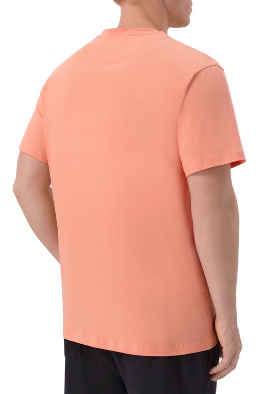 Хлопковая футболка Dirk Bikkembergs BMT1567 Розовый  BMT1567 Фото 4