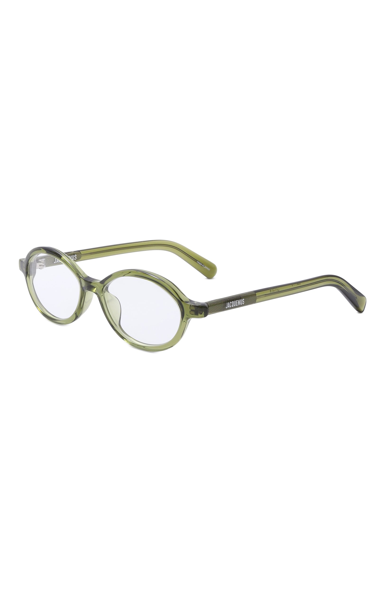 Оправа JACQUEMUS зеленого цвета по цене 26400 руб., арт. JAC123 C50PT, фото 1 Оправа JACQUEMUS, арт. JAC123 C50PT, фото 1