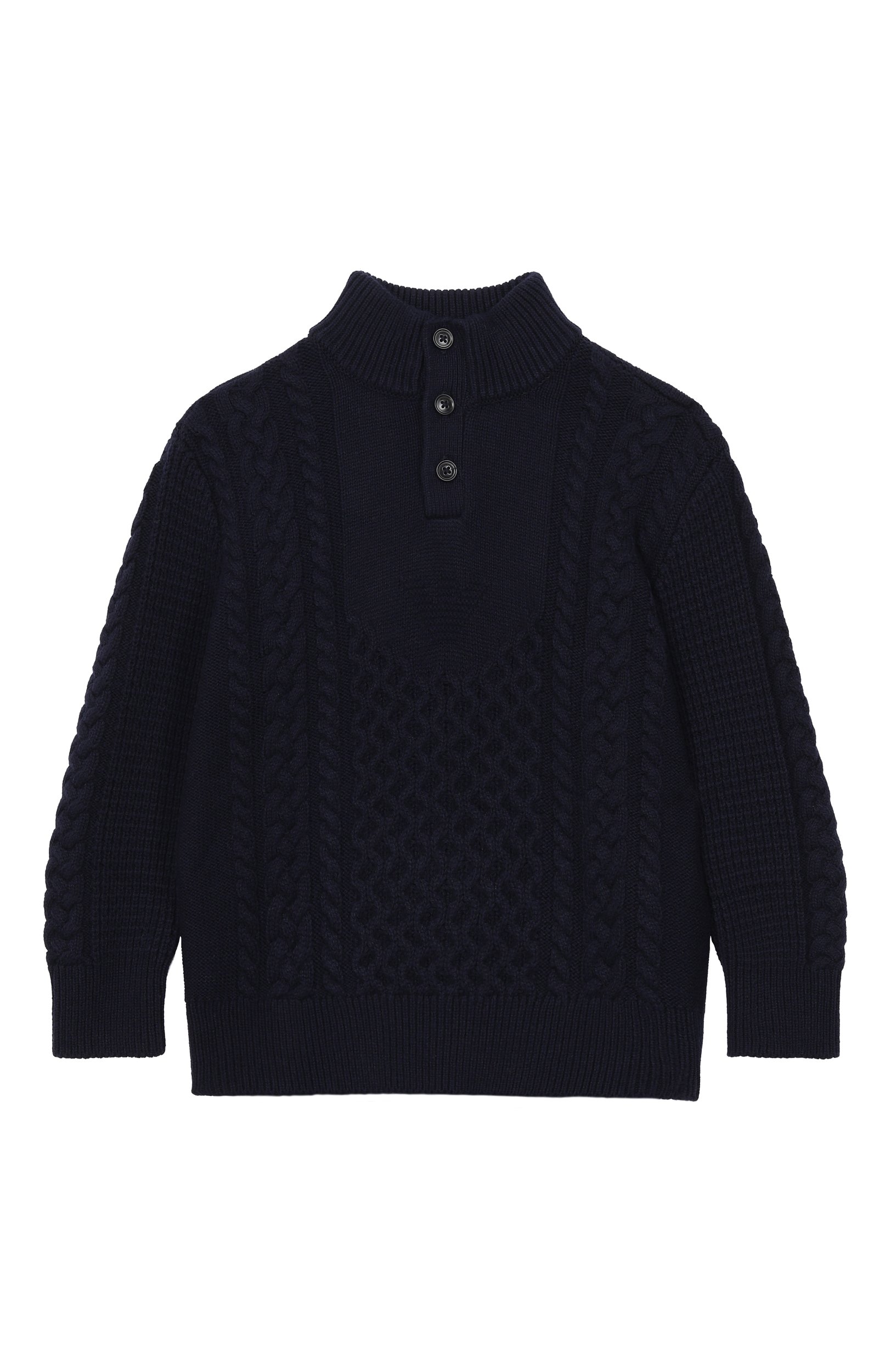 Свитер из хлопка и шерсти EMPORIO ARMANI, арт. EB001591/AF27319, фото 1