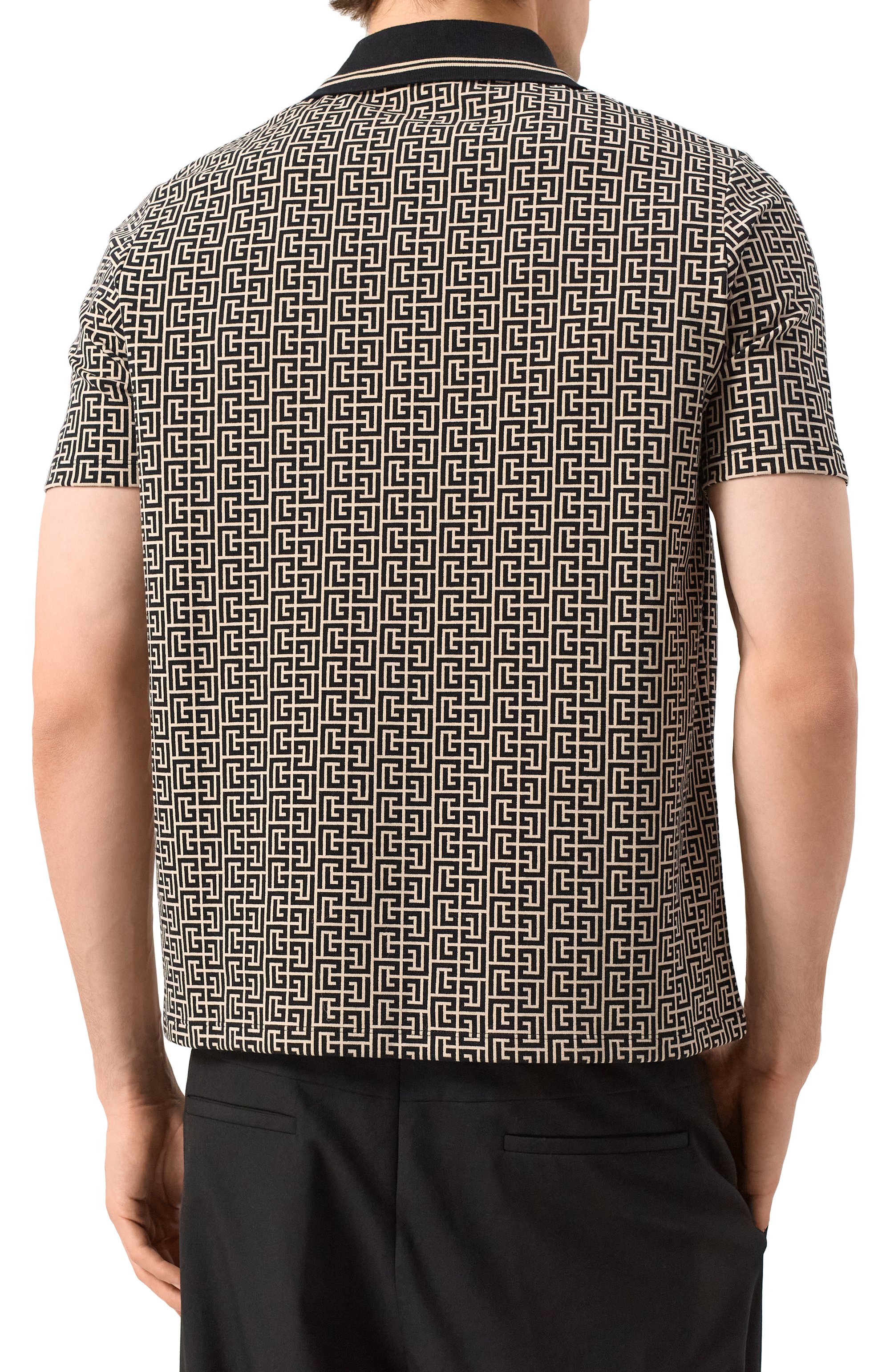 Хлопковое поло BALMAIN, арт. EH1GC027/BC90, фото 4