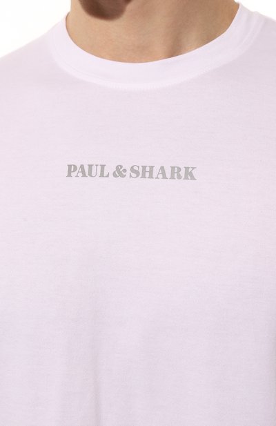 Хлопковая футболка PAUL&SHARK, арт. 22411044, фото 5