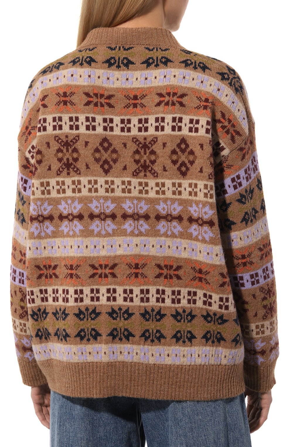 Кардиган WEEKEND MAX MARA светло-коричневого цвета по цене 37000 руб., арт. ECCELS0, фото 4 Кардиган WEEKEND MAX MARA, арт. ECCELS0, фото 4