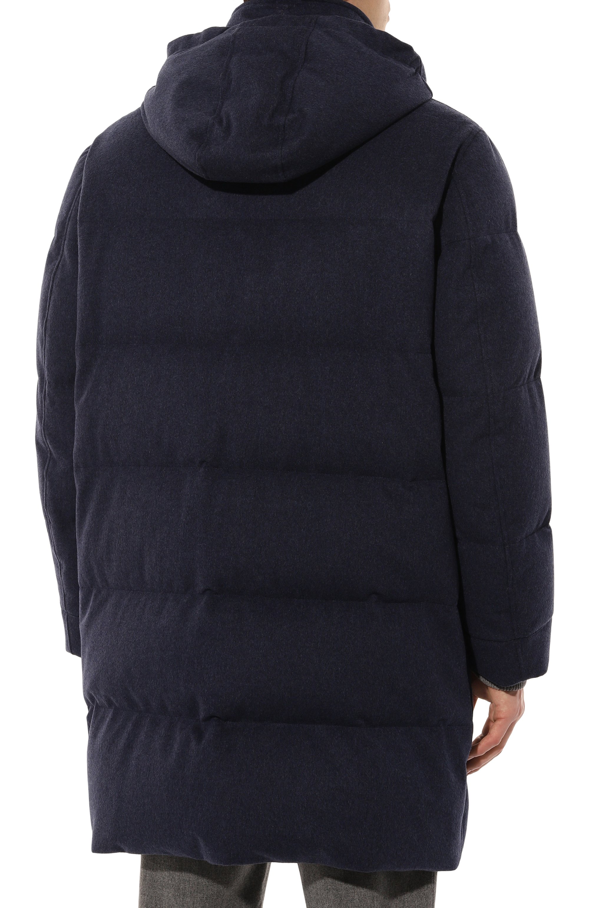 Шерстяной пуховик BRUNELLO CUCINELLI, арт. MM4631827, фото 4