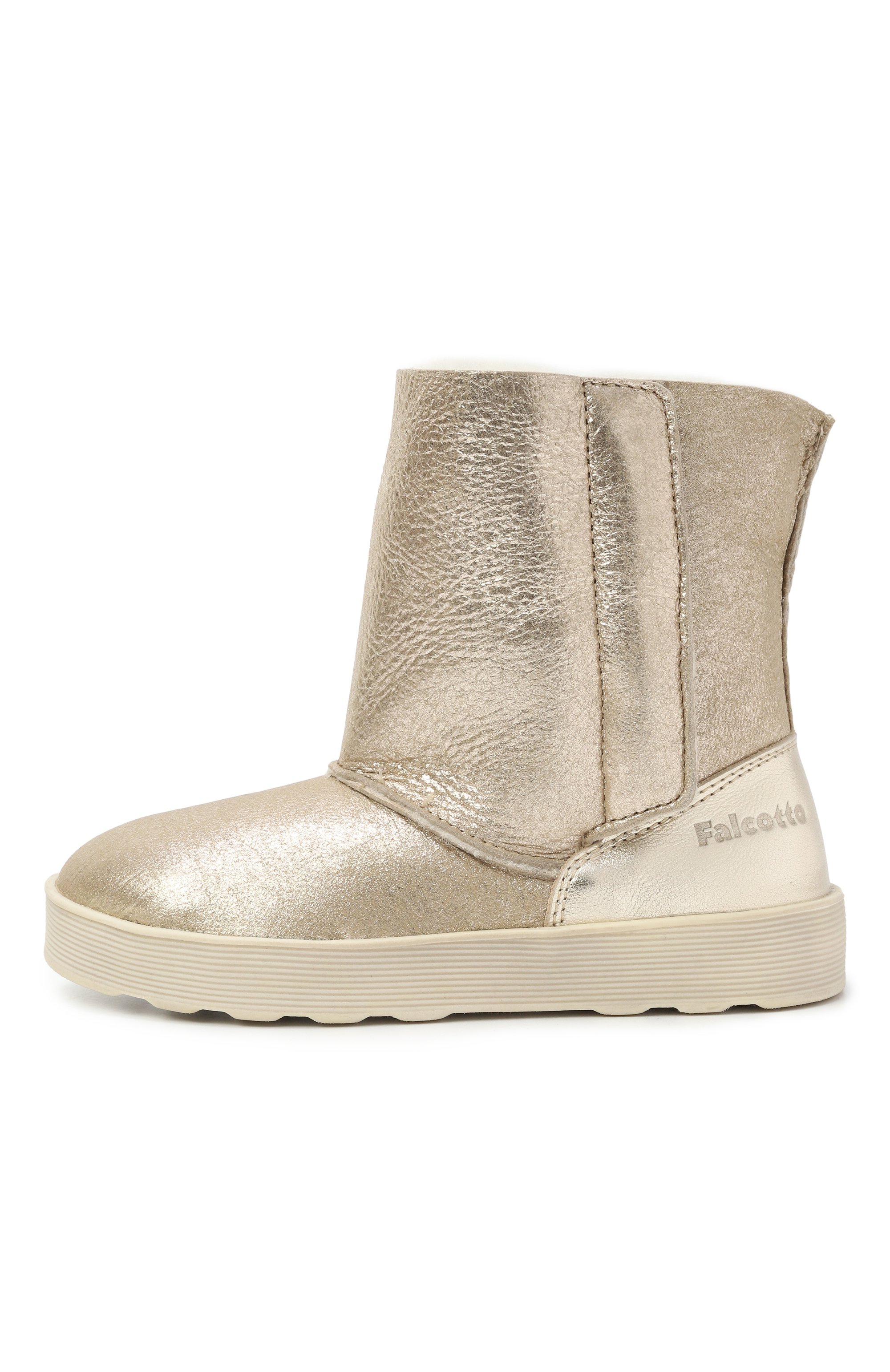 Кожаные полусапоги FALCOTTO золотого цвета по цене 16000 руб., арт. 3001593/03/18-26, фото 2 Кожаные полусапоги FALCOTTO, арт. 3001593/03/18-26, фото 2