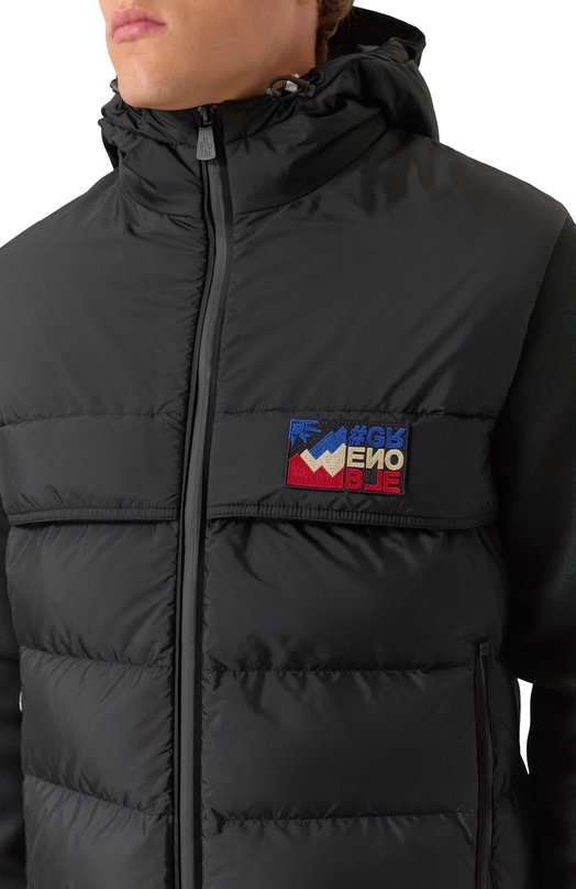 Комбинированная толстовка Moncler Grenoble I20979B00002/M1124 Чёрный  I20979B00002/M1124 Фото 5