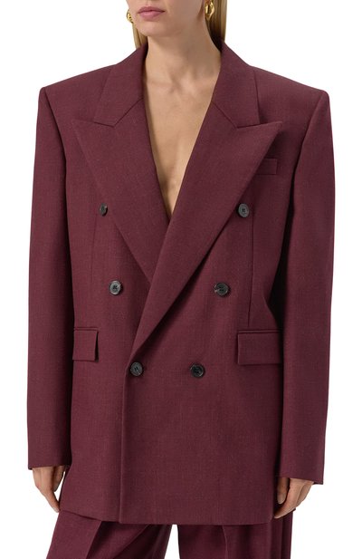 Шерстяной жакет SAINT LAURENT, арт. 821942/Y5K17, фото 3