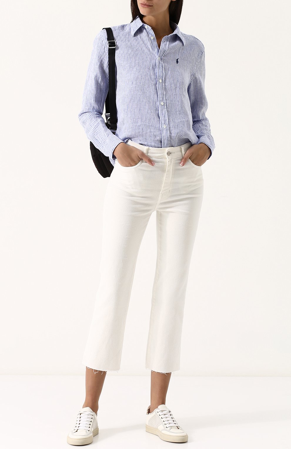 Льняная рубашка POLO RALPH LAUREN, арт. 211697463, фото 2