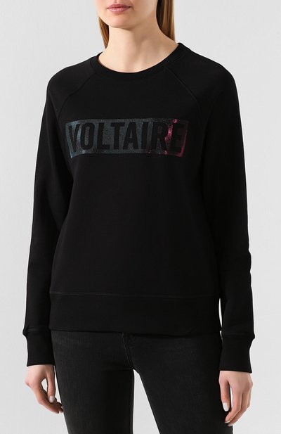 Хлопковый свитшот ZADIG AND VOLTAIRE, арт. SJTQ7102F, фото 3