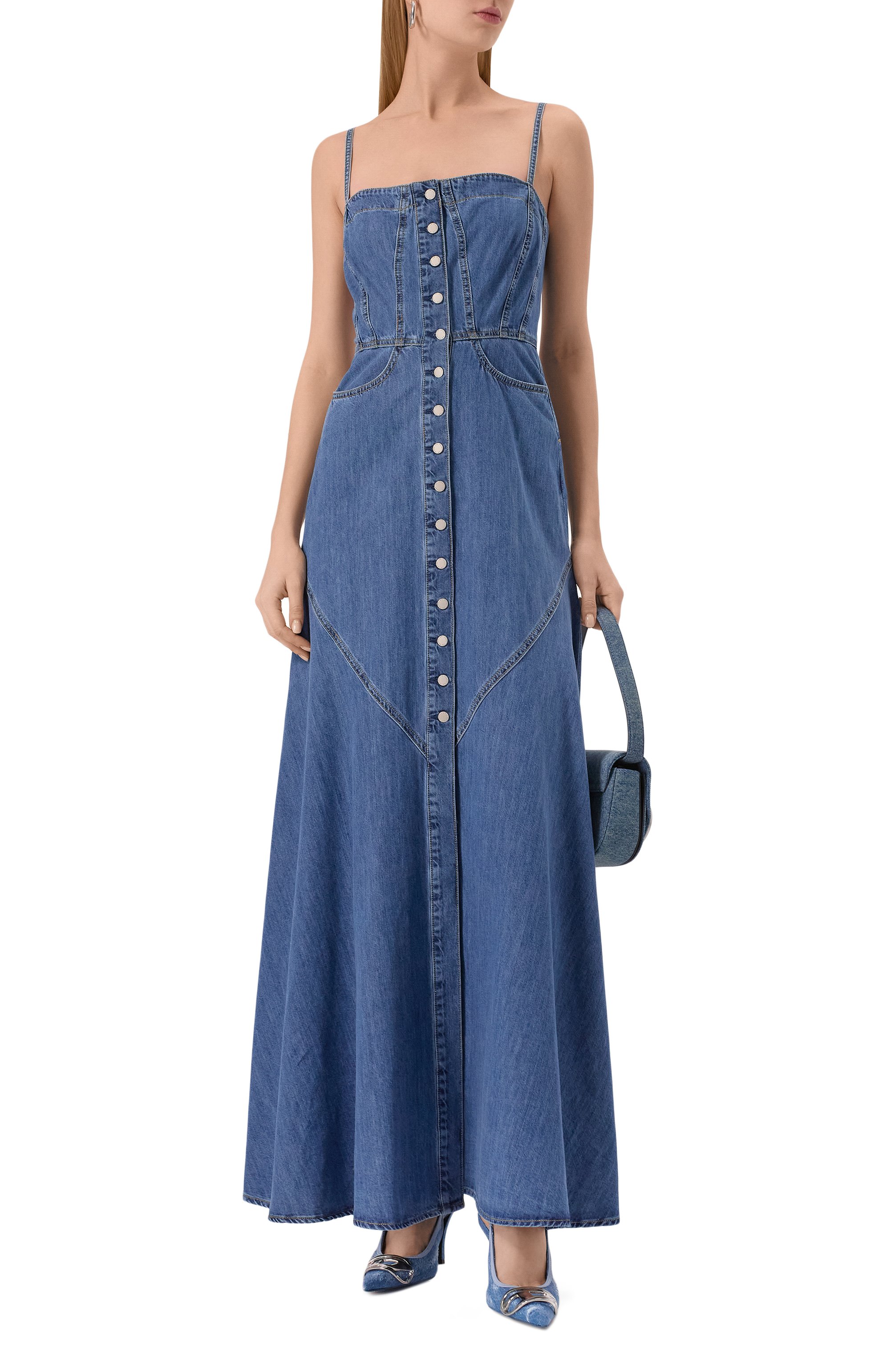 Джинсовое платье AG ADRIANO GOLDSCHMIED, арт. W0049-024, фото 2