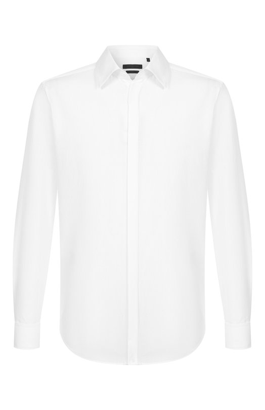 Хлопковая сорочка Corneliani 25P900-2591082 Белый 25P900-2591082