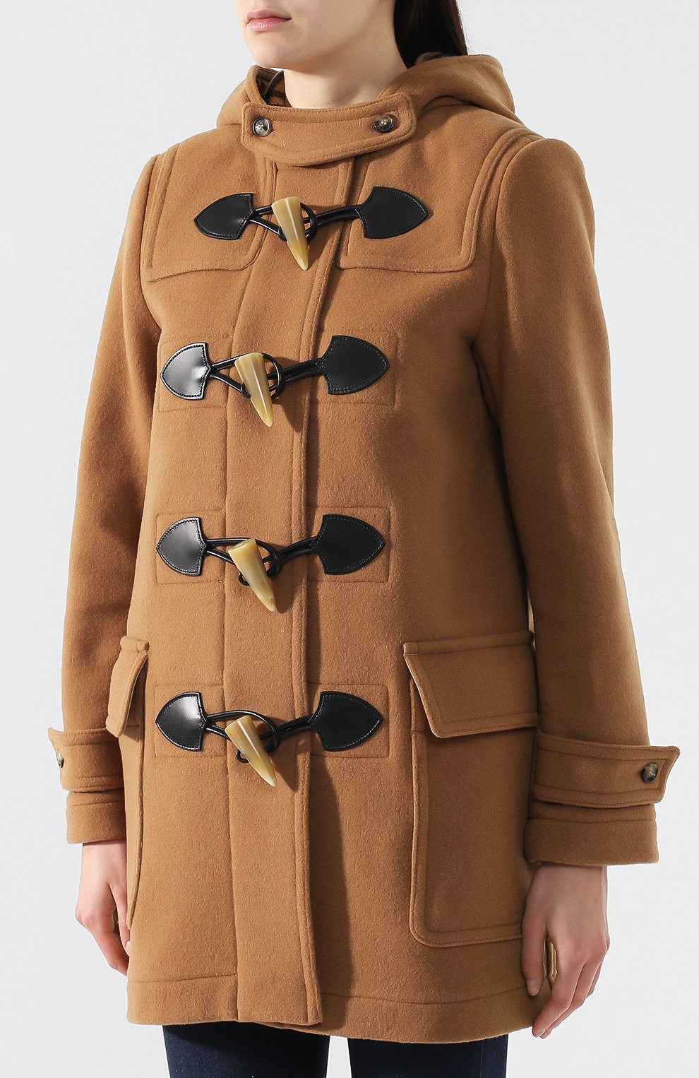 Шерстяной дафлкот BURBERRY, арт. 8003876, фото 3