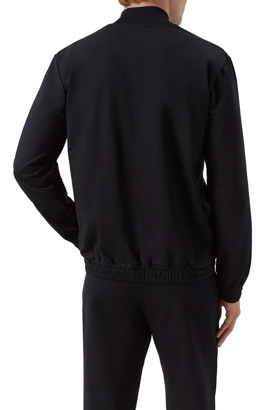 Хлопковый бомбер Bogner 88079694 Чёрный  88079694 Фото 4