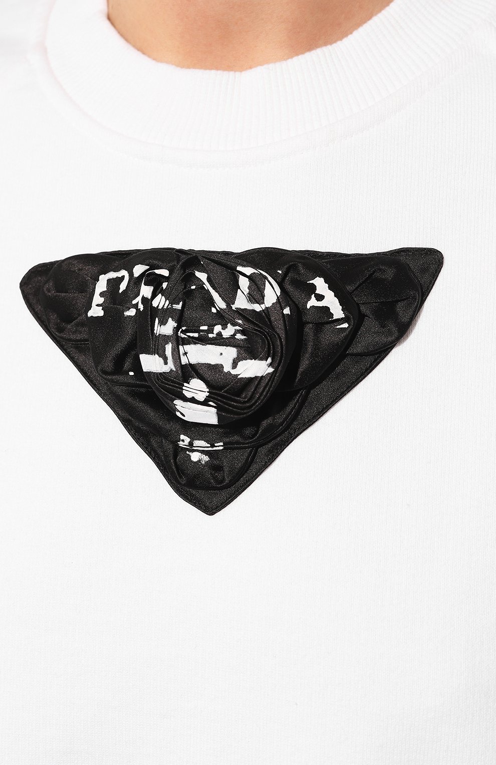 Хлопковый свитшот PRADA, арт. 134627-1YSE-F0964-211, фото 5