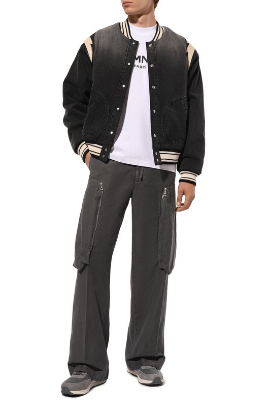 Джинсовый бомбер Rhude RHPF24BB01604 Серый  RHPF24BB01604 Фото 2