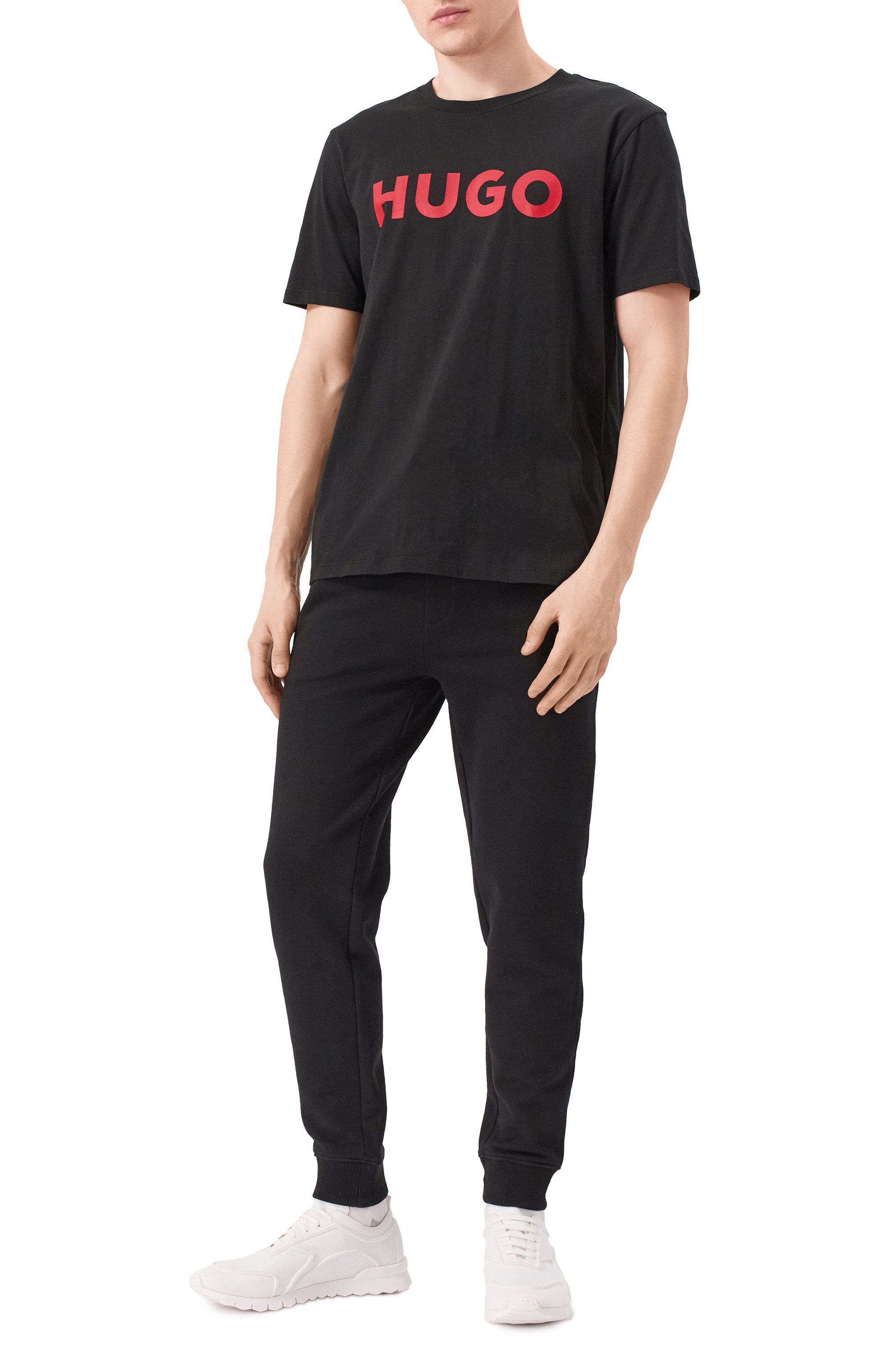 Хлопковая футболка HUGO, арт. 50467556, фото 2