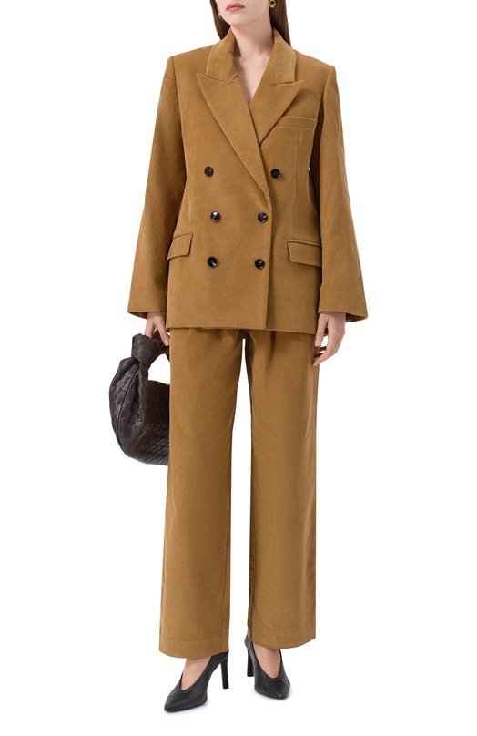 Вельветовые брюки Co 5872PCC-F25 Коричневый  5872PCC-F25 Фото 2