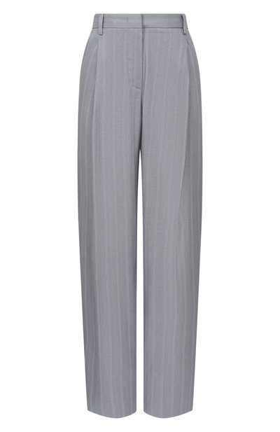 Женские брюки изо льна и шелка GIORGIO ARMANI, арт. GW002793/TE18800