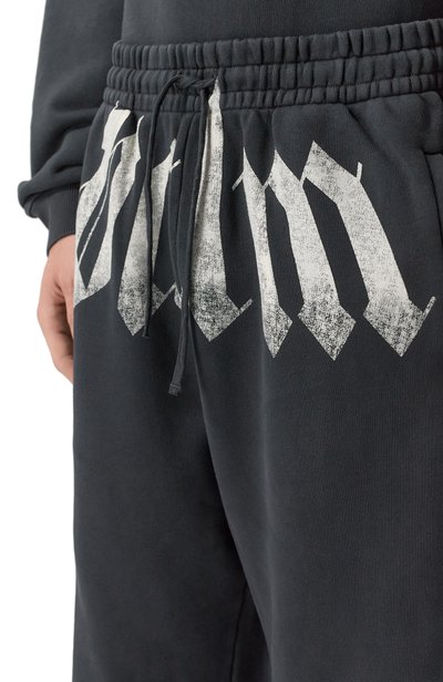 Хлопковые джоггеры PALM ANGELS темно-серого цвета по цене 47550 руб., арт. PAMCH005FL001, фото 5 Хлопковые джоггеры PALM ANGELS, арт. PAMCH005FL001, фото 5