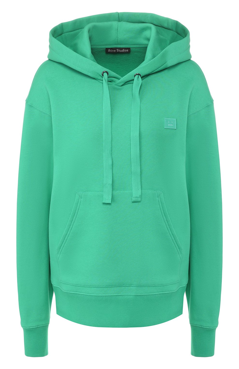 Хлопковое худи ACNE STUDIOS зеленого цвета по цене 39950 руб., арт. 2HK173/W, фото 1 Хлопковое худи ACNE STUDIOS, арт. 2HK173/W, фото 1
