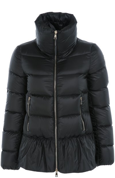 Стеганый пуховик с баской и высоким воротником MONCLER, арт. B2-093-46384-49-53048, фото 1