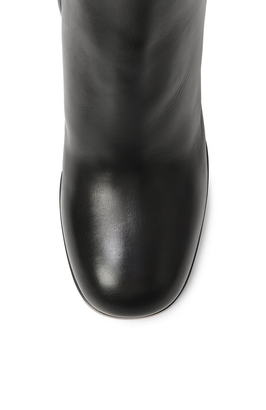 Кожаные ботильоны Santoni WTNG71742HI3HDYL Чёрный  WTNG71742HI3HDYL Фото 6