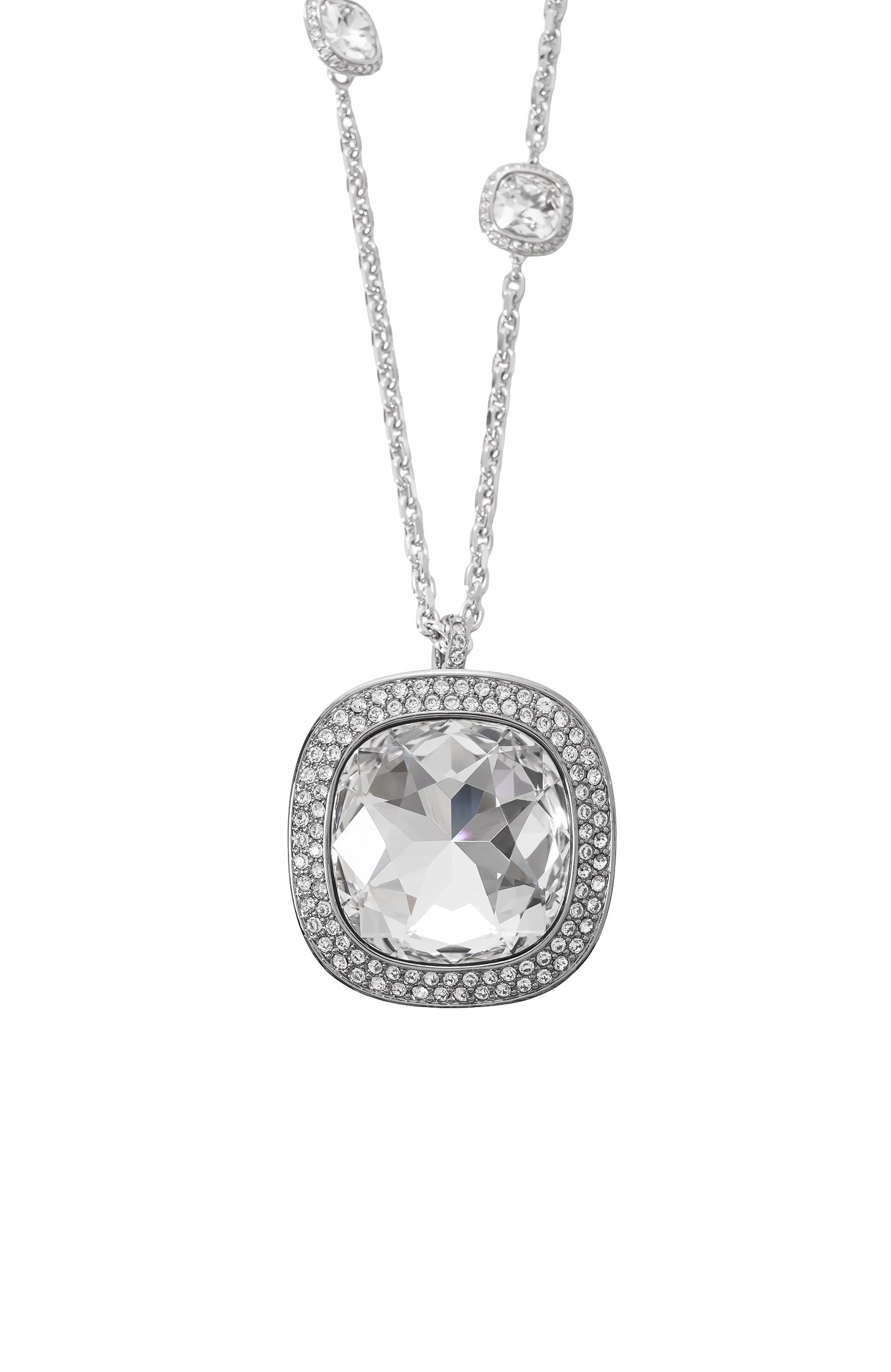 Колье una xl SWAROVSKI серебряного цвета по цене 49950 руб., арт. 5751324, фото 3 Колье una xl SWAROVSKI, арт. 5751324, фото 3