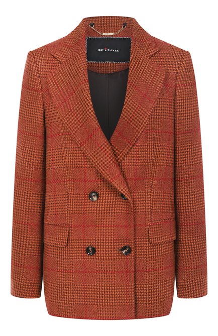 Женский жакет из шелка и кашемира KITON, арт. D60510K0549B07