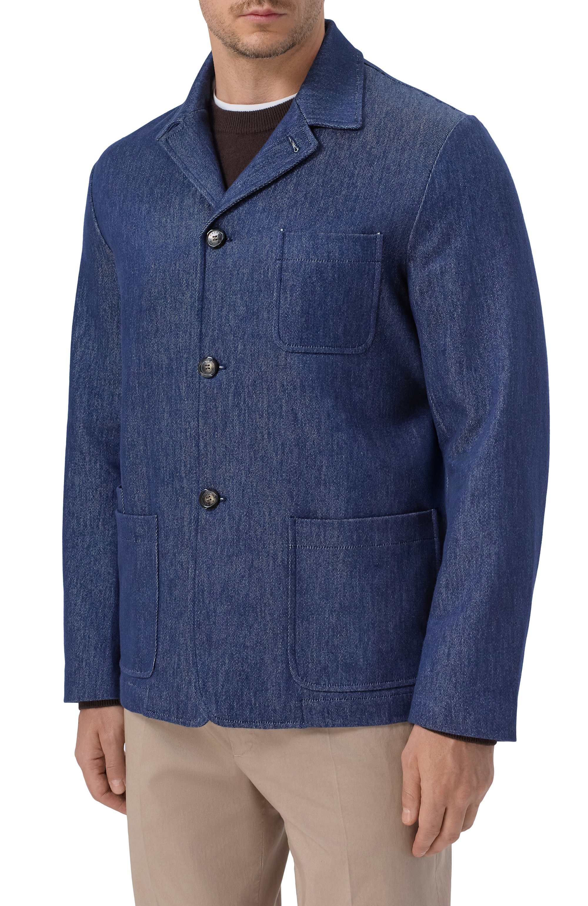 Пиджак из хлопка и льна JACOB COHEN, арт. JUM_I0011 003 T877A RW, фото 3