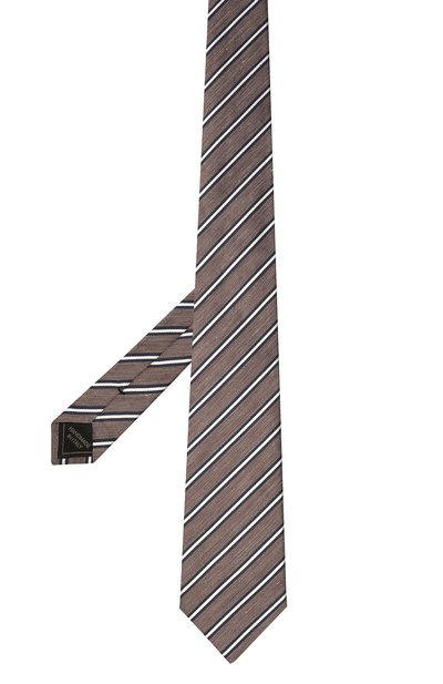 Галстук из шелка и льна BRIONI, арт. 062I00/P041B, фото 2