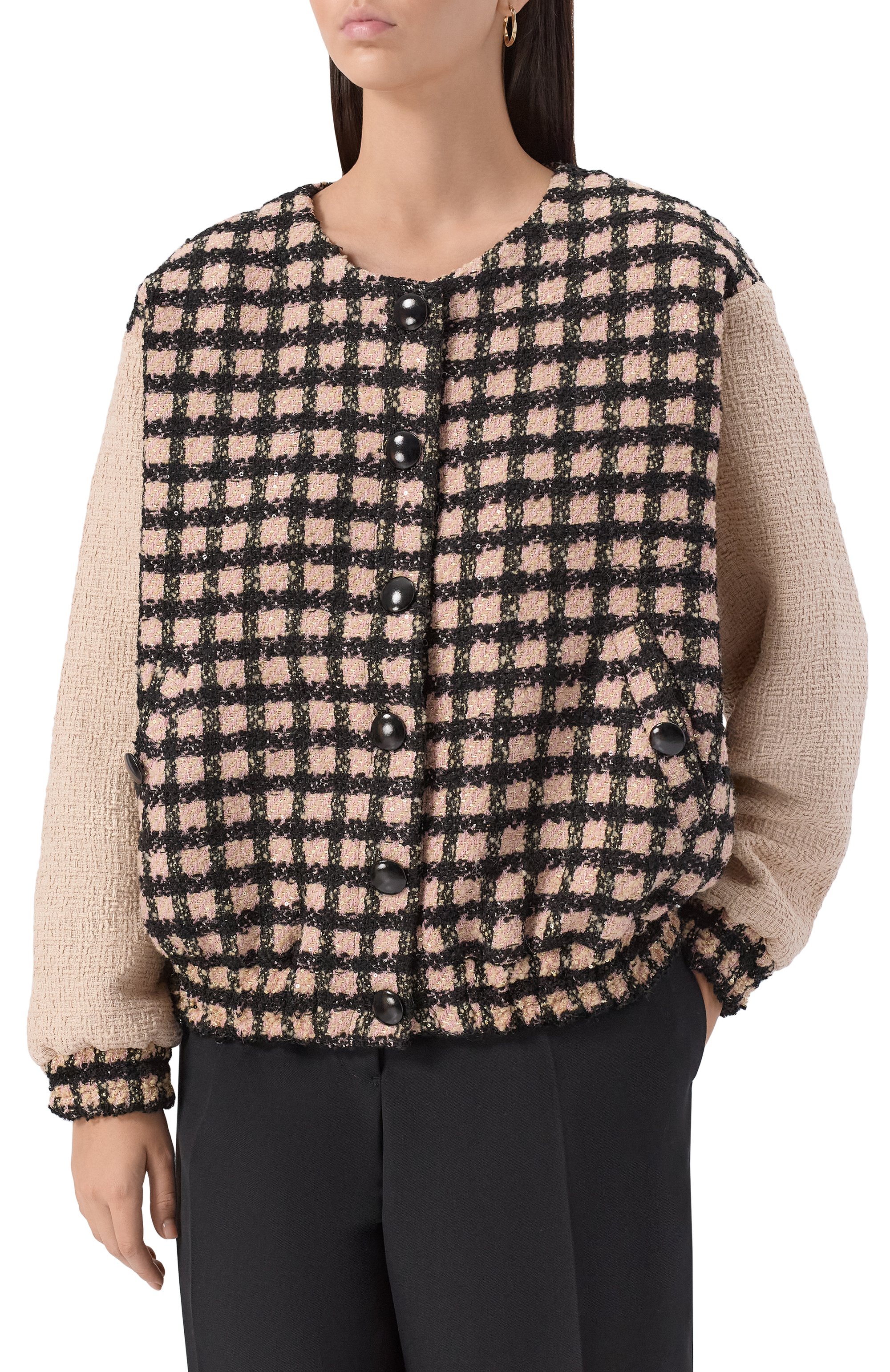 Бомбер из вискозы и хлопка BOTROIS, арт. SKU00099431, фото 3