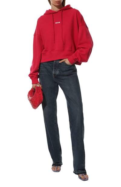 Хлопковое худи MSGM, арт. 3341MDM509 227799, фото 2